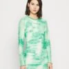 COLOURFUL REBEL Juda Dress - Jurk - Mint
