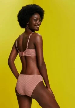 ESPRIT Jaquard Stripe K Par- Bikinitop - Cinnamon -Only Mode Winkel 85c052d31020460fbd7a6781581f6e01