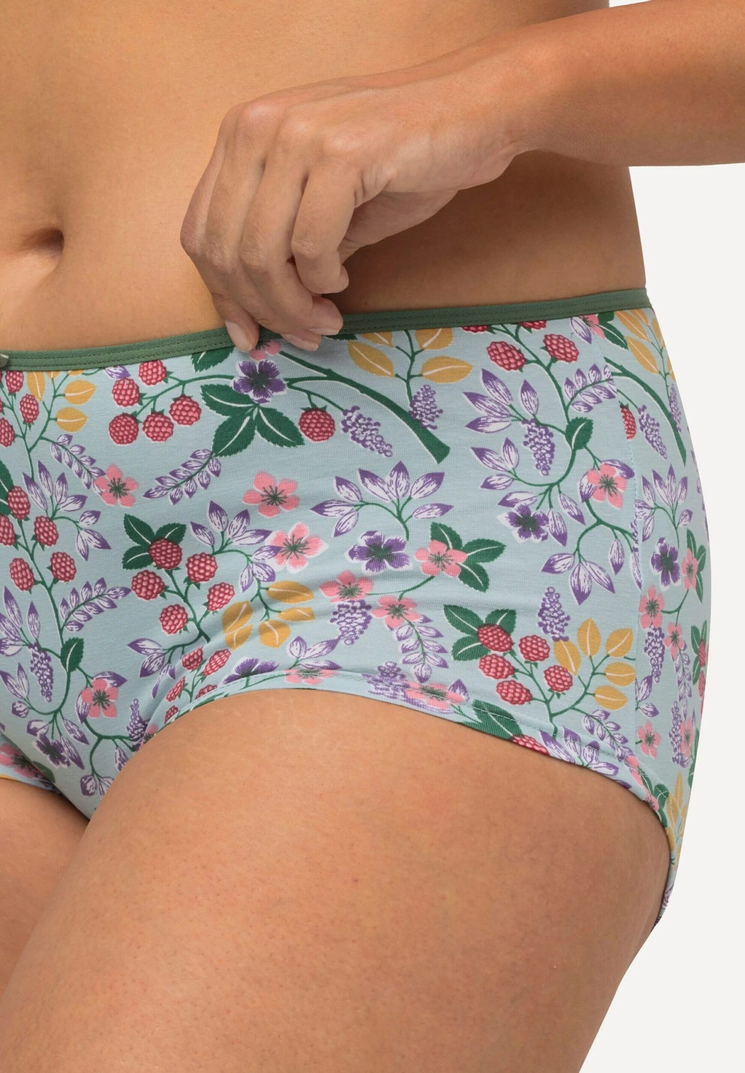 Ulla Popken Hipster 3Er-Pack Blüten - Slip - Multicolor 4 Ulla Popken Hipster 3Er-Pack Blüten - Slip - Multicolor - Afbeelding 4