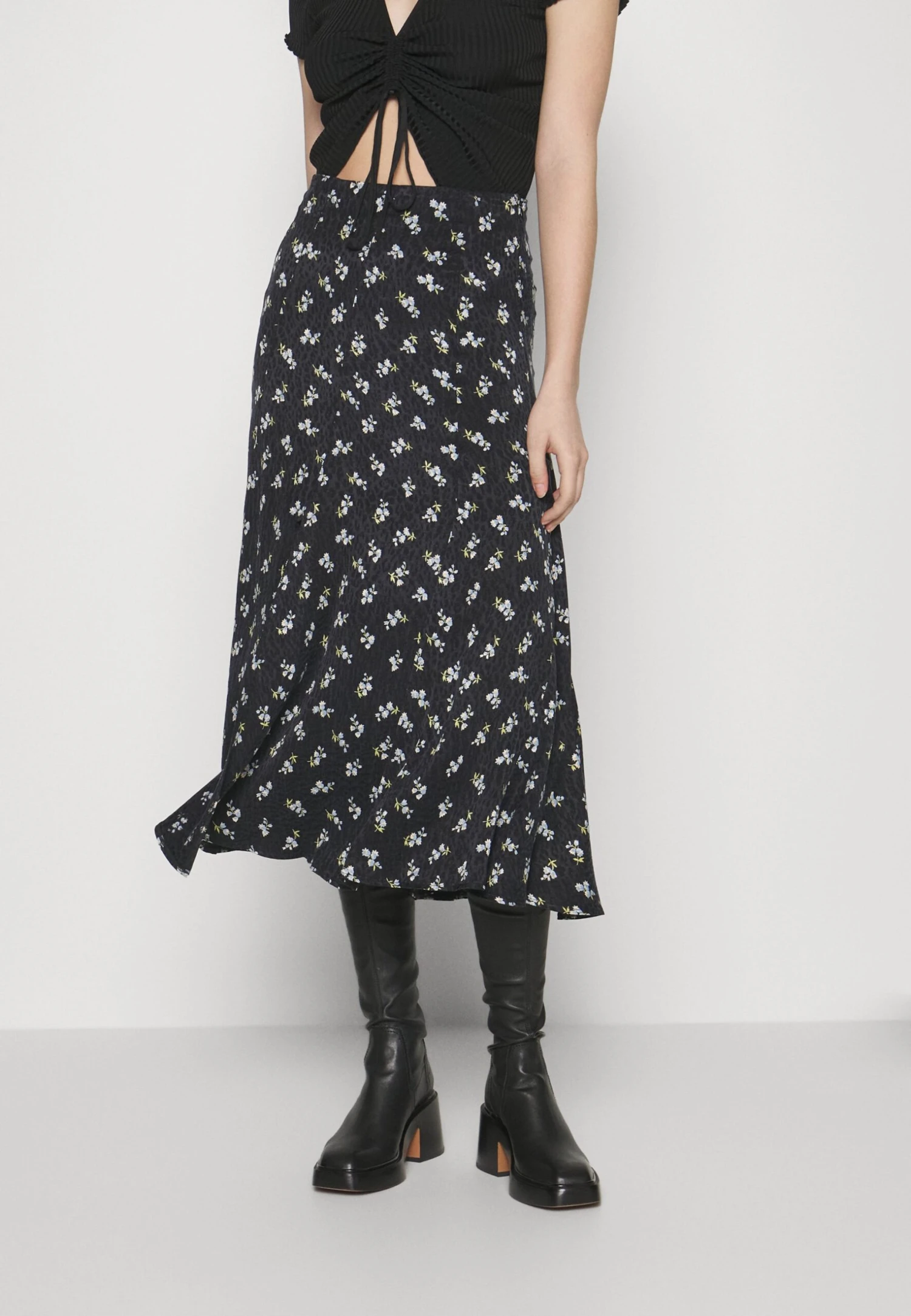 Maje A-Lijn Rok - Muguet Bleu 5 Maje A-Lijn Rok - Muguet Bleu - Afbeelding 5