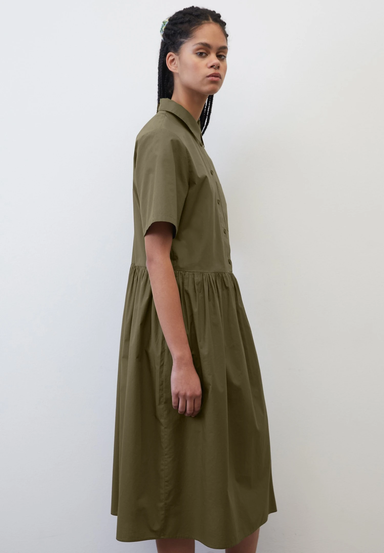 Marc O'Polo DENIM Regular Aus Soft Gewebter Baum - Blousejurk - Dakota Shadow 4 Marc O'Polo DENIM Regular Aus Soft Gewebter Baum - Blousejurk - Dakota Shadow - Afbeelding 4