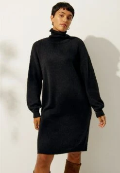 Sabina - Gebreide Jurk - Schwarz