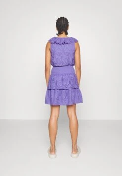 Yasholi Short Skirt- Minirok - Purple -Only Mode Winkel 875a2653befa4c5abb44535f81cdb1a4