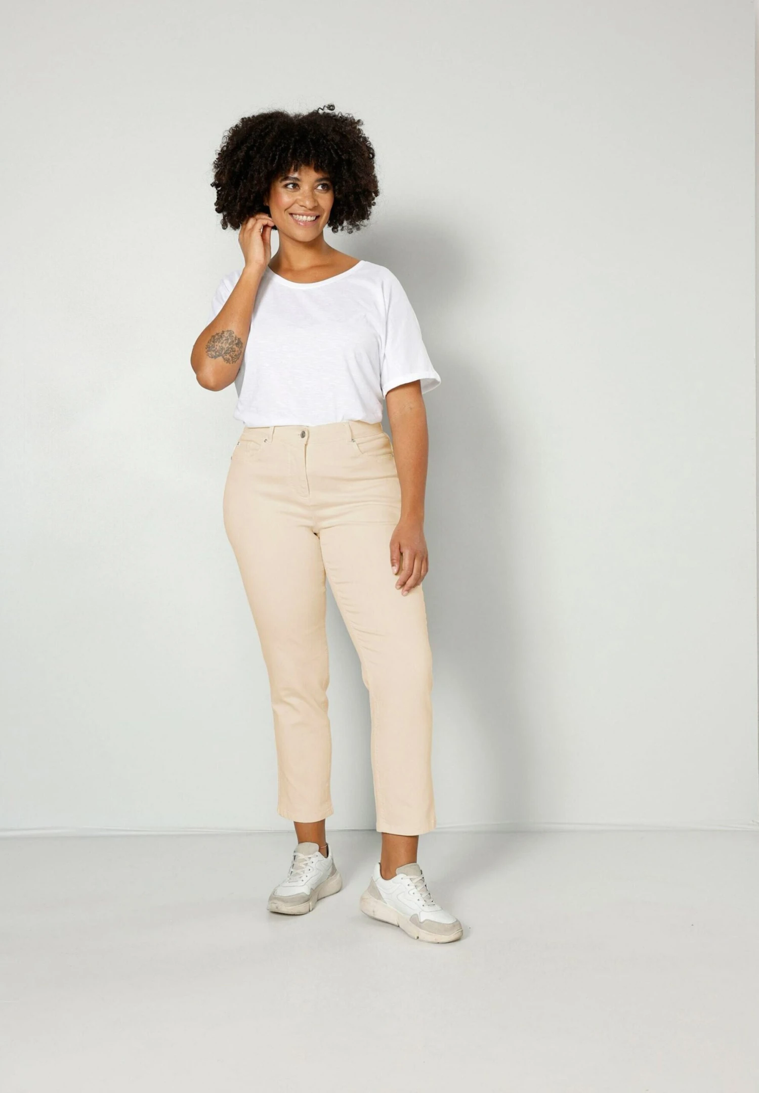 Slim Fit Jeans - Natur 2 Slim Fit Jeans - Natur - Afbeelding 2