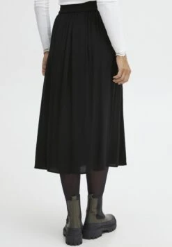 Fransa Frsofty - Plooirok - Black -Only Mode Winkel 879d98a028b14b4d9fed5ce66a749648