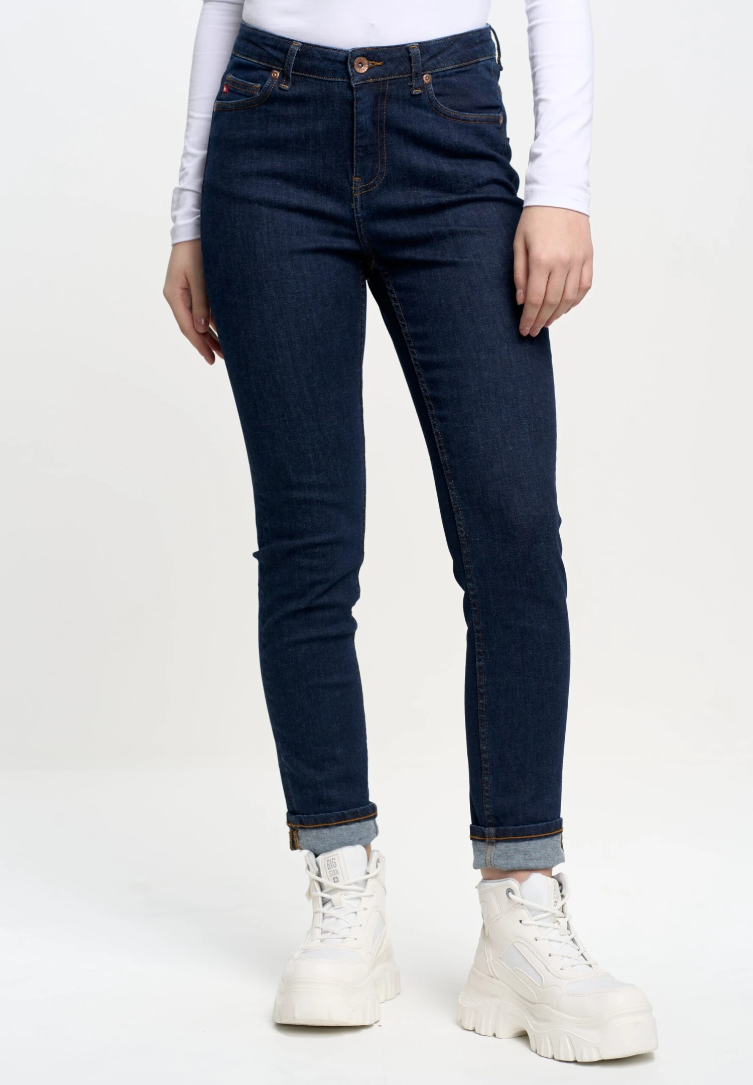 BIG STAR Katrina - Slim Fit Jeans - Marine 2 BIG STAR Katrina - Slim Fit Jeans - Marine - Afbeelding 2