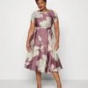 Curve Cocktail Dress- Cocktailjurk - Mauve