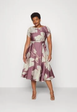 Curve Cocktail Dress- Cocktailjurk - Mauve