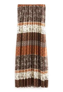 Next Pleated Boobtube Standard - Maxi-Jurk - Brown Print -Only Mode Winkel 8858ebe6ea414d1694ee1a8e70e81b7e