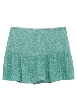 PULL & BEAR Printed - A-Lijn Rok - Green -Only Mode Winkel 89332f9e30374f13aa3ecb2ca1fd1e31