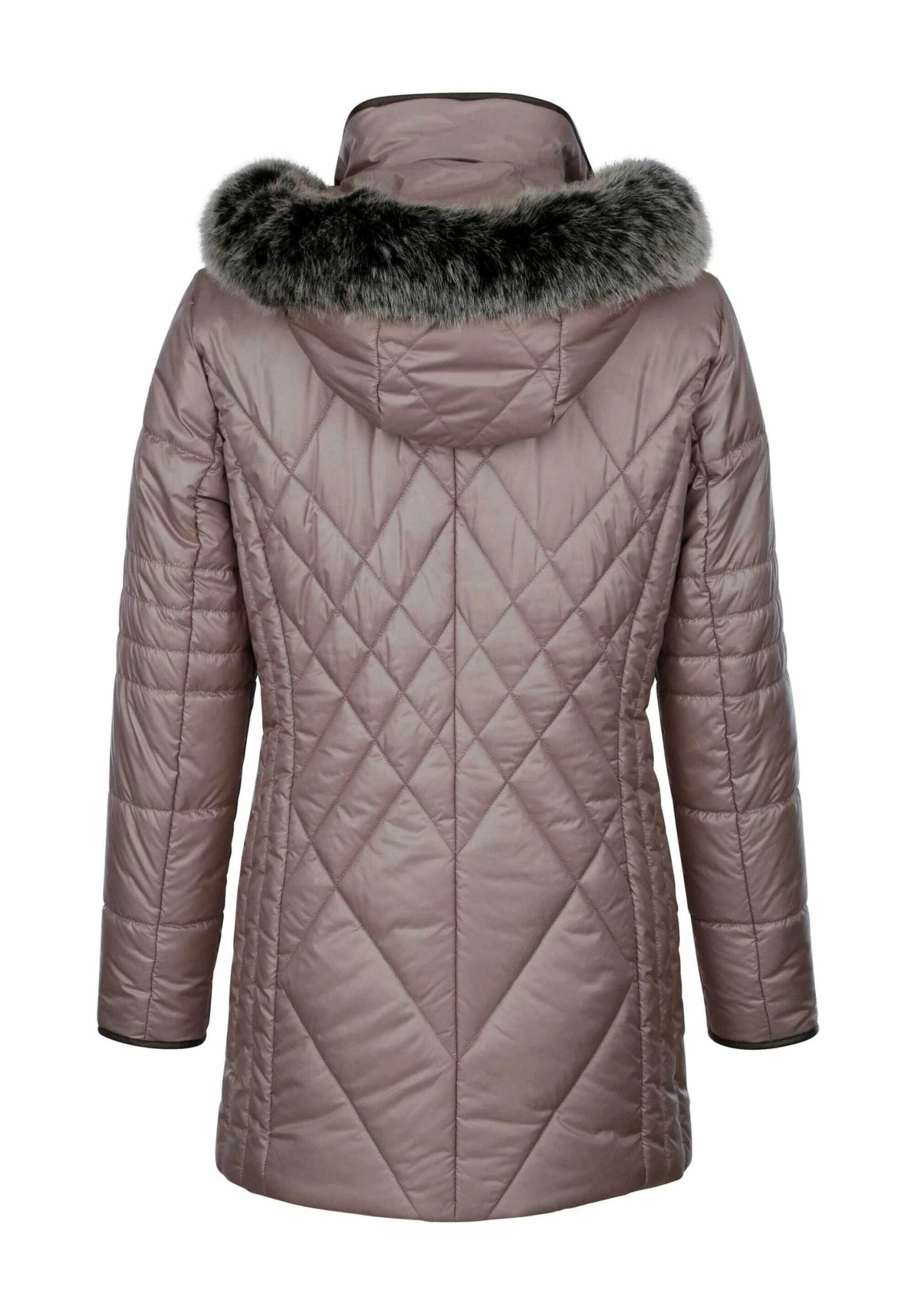 Winterjas - Rosé 2 Winterjas - Rosé - Afbeelding 2