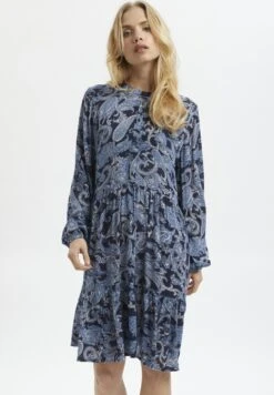 Kaffe Kaevity Amber - Blousejurk - Blue Paisley Print