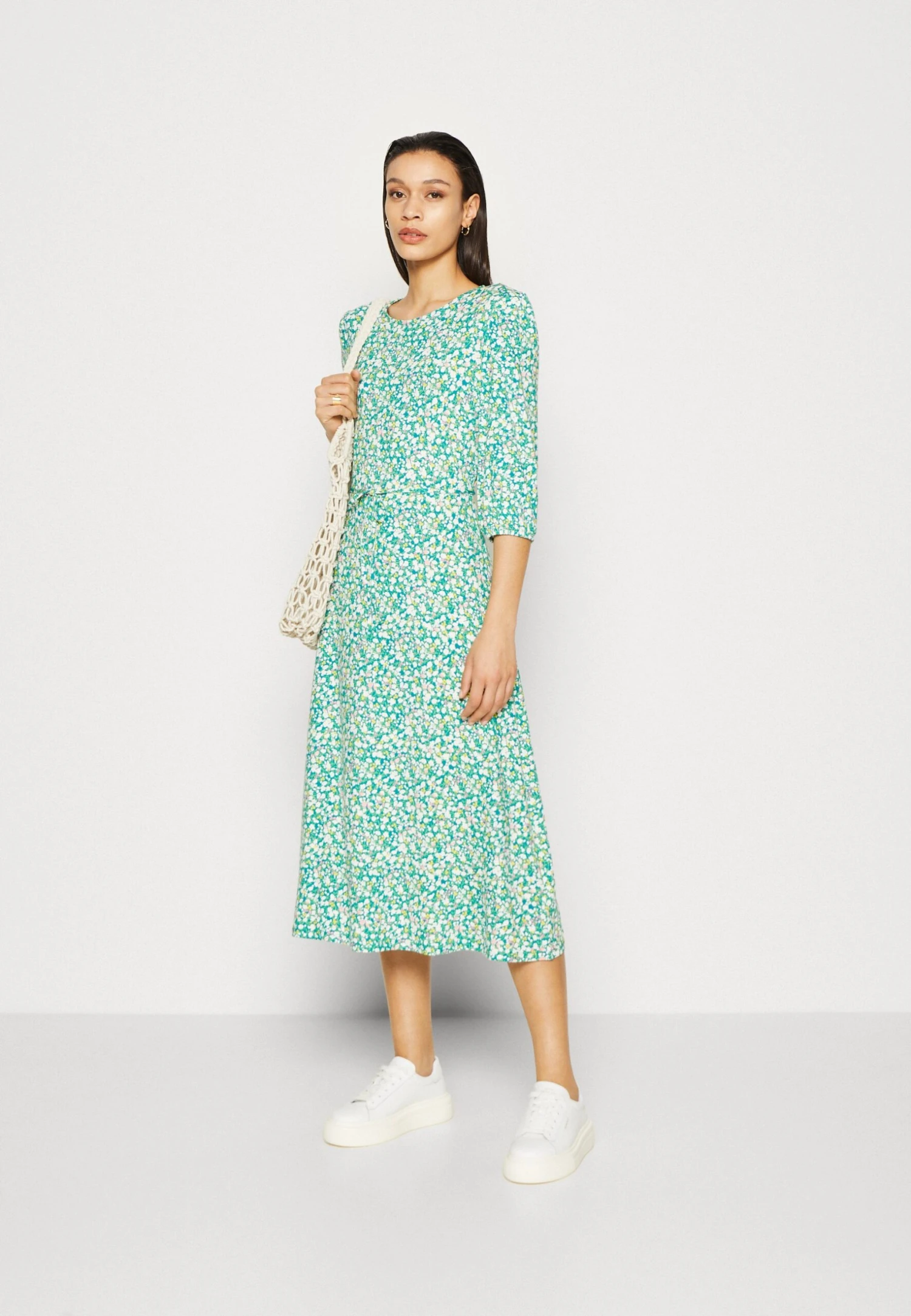 Marks & Spencer Midi - Jerseyjurk - Green Mix 2 Marks & Spencer Midi - Jerseyjurk - Green Mix - Afbeelding 2