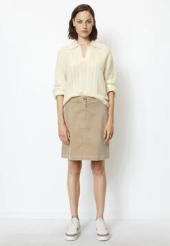 Marc O'Polo Straight Fit Patch Pockets Sportive Details - Minirok - Jonesboro Cream -Only Mode Winkel 8b5660dedb354991b0b765b52beb53f4