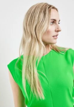 Taifun Arm Kurz Sommer Mit Tailleninszenierung - Jurk - Garden Green -Only Mode Winkel 8b5cc1c94b4b4405a33bae8ffd37aa4f