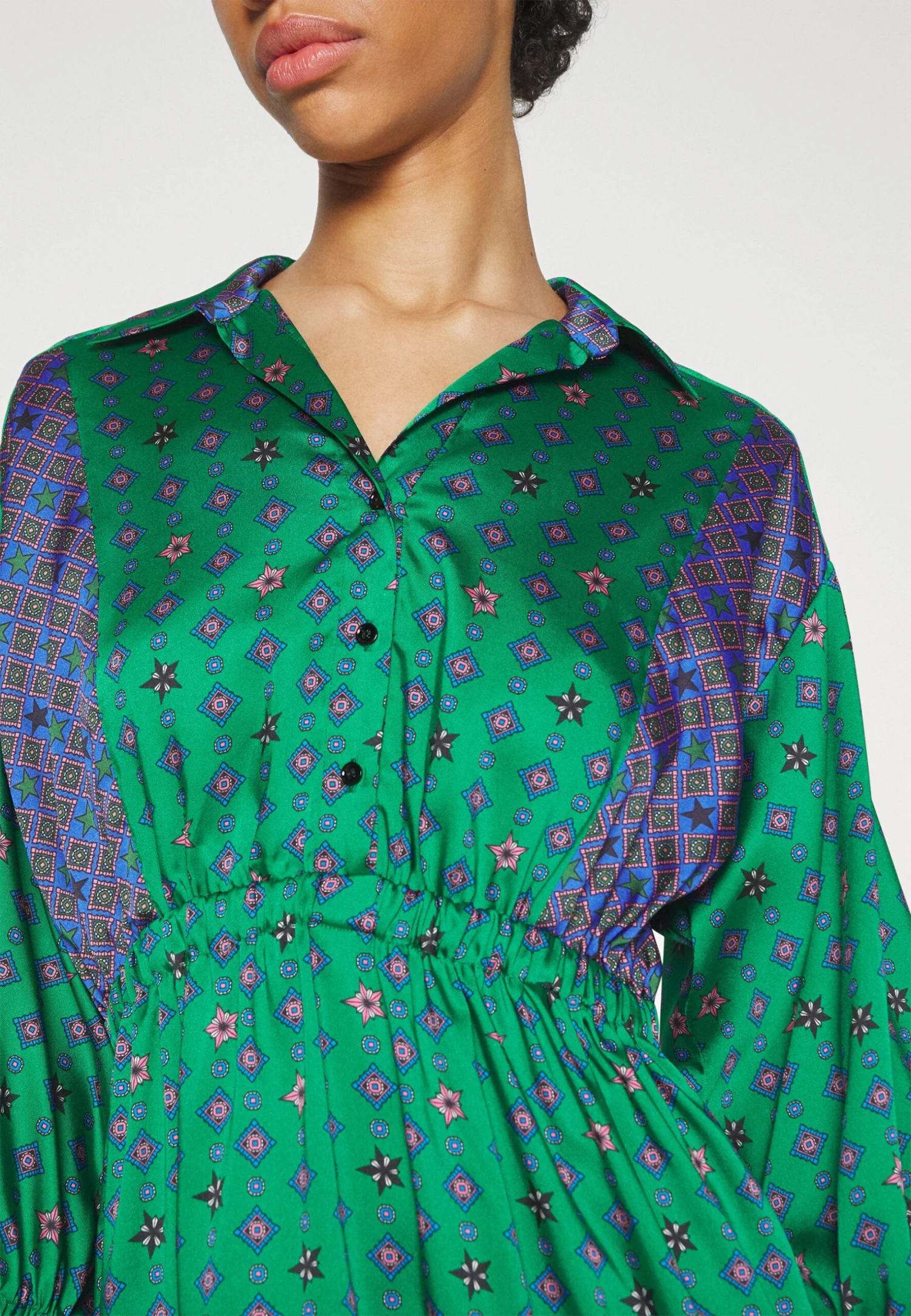 Sandro Robe - Blousejurk - Vert 7 Sandro Robe - Blousejurk - Vert - Afbeelding 7