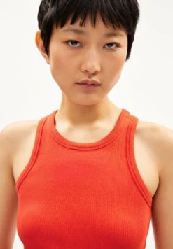 Armedangels Kanitaa Kanitaa - Top - Emergency Red -Only Mode Winkel 8b96acdc9647479b9e285a82992a43d2