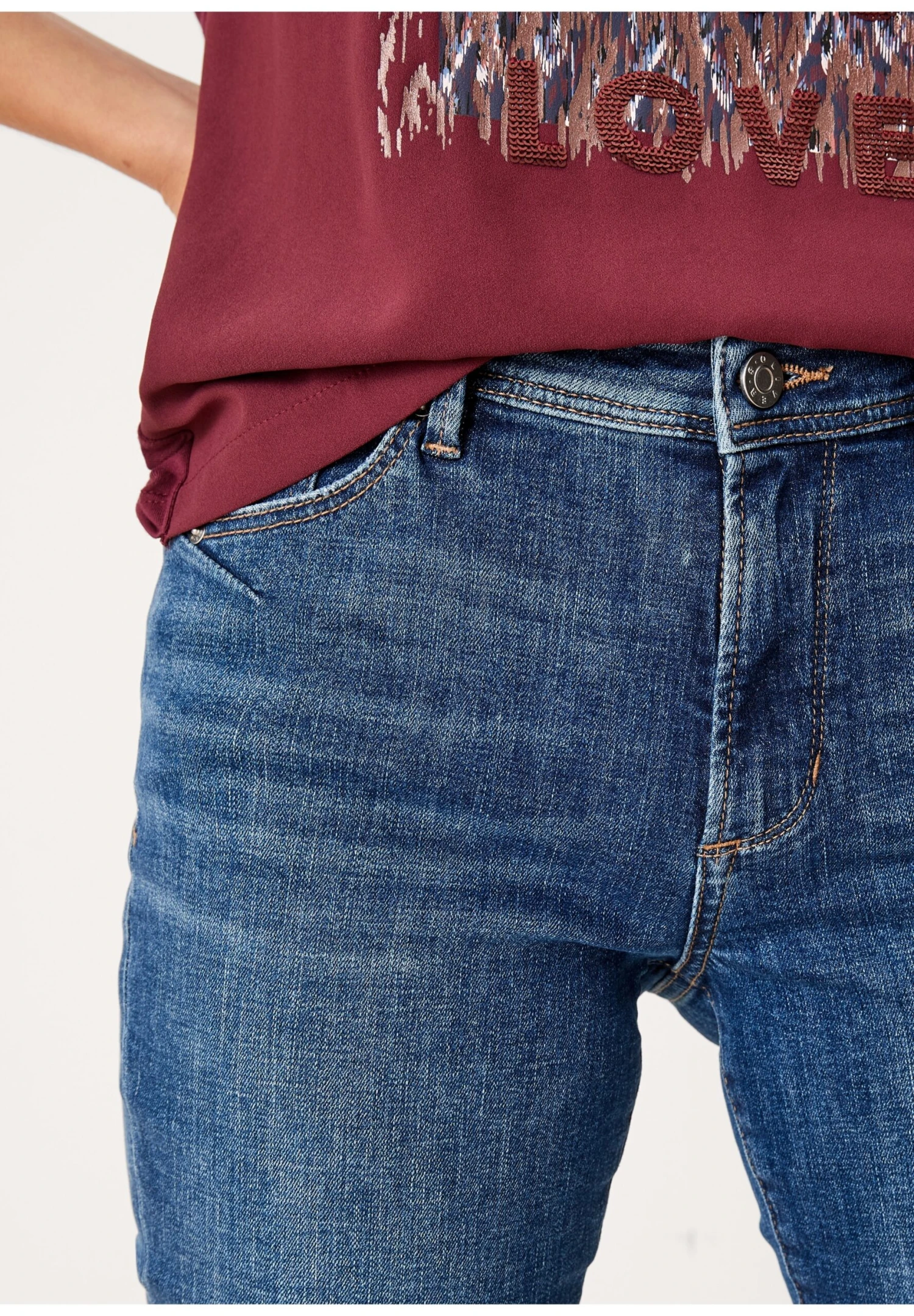 S.Oliver Slim Legs - Slim Fit Jeans - Blue 3 S.Oliver Slim Legs - Slim Fit Jeans - Blue - Afbeelding 3