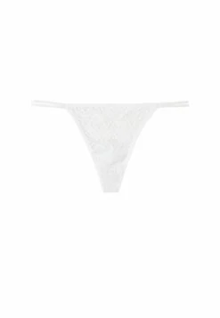 Intimissimi String Mit Seitlichen Bändern Folk Delicious - String - Weiß Bianco Perla -Only Mode Winkel 8beb115f96ce41b2aff7e3aed71222f4