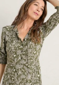 Felicity- Maxi-Jurk - Garden Meadow Light Olive -Only Mode Winkel 8c67e4af591c40a58c8f606242a0c628