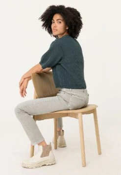 High Rise - Slim Fit Jeans - Light Grey Washed 8 High Rise - Slim Fit Jeans - Light Grey Washed -Only Mode Winkel 8c82ff2d7b3e43a7809f98045f3e9b65