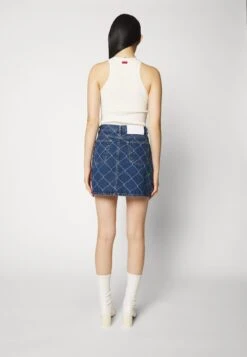 Skirt With Rabitz - Jeansrok - Medium Blue -Only Mode Winkel 8c926ed99fc64da78b4693f8dc60b6d8