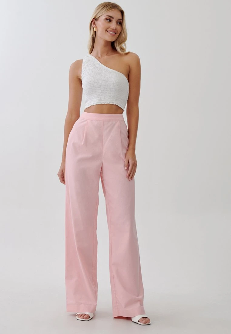 Tussah Drew- Broek - Pale Pink 2 Tussah Drew- Broek - Pale Pink - Afbeelding 2