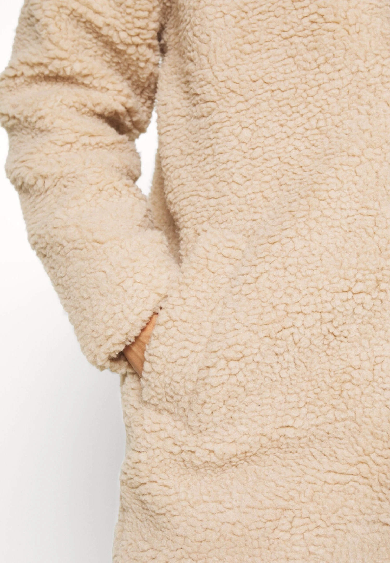 ONLY Onlaurelia Coat- Winterjas - Cuban Sand 7 ONLY Onlaurelia Coat- Winterjas - Cuban Sand - Afbeelding 7