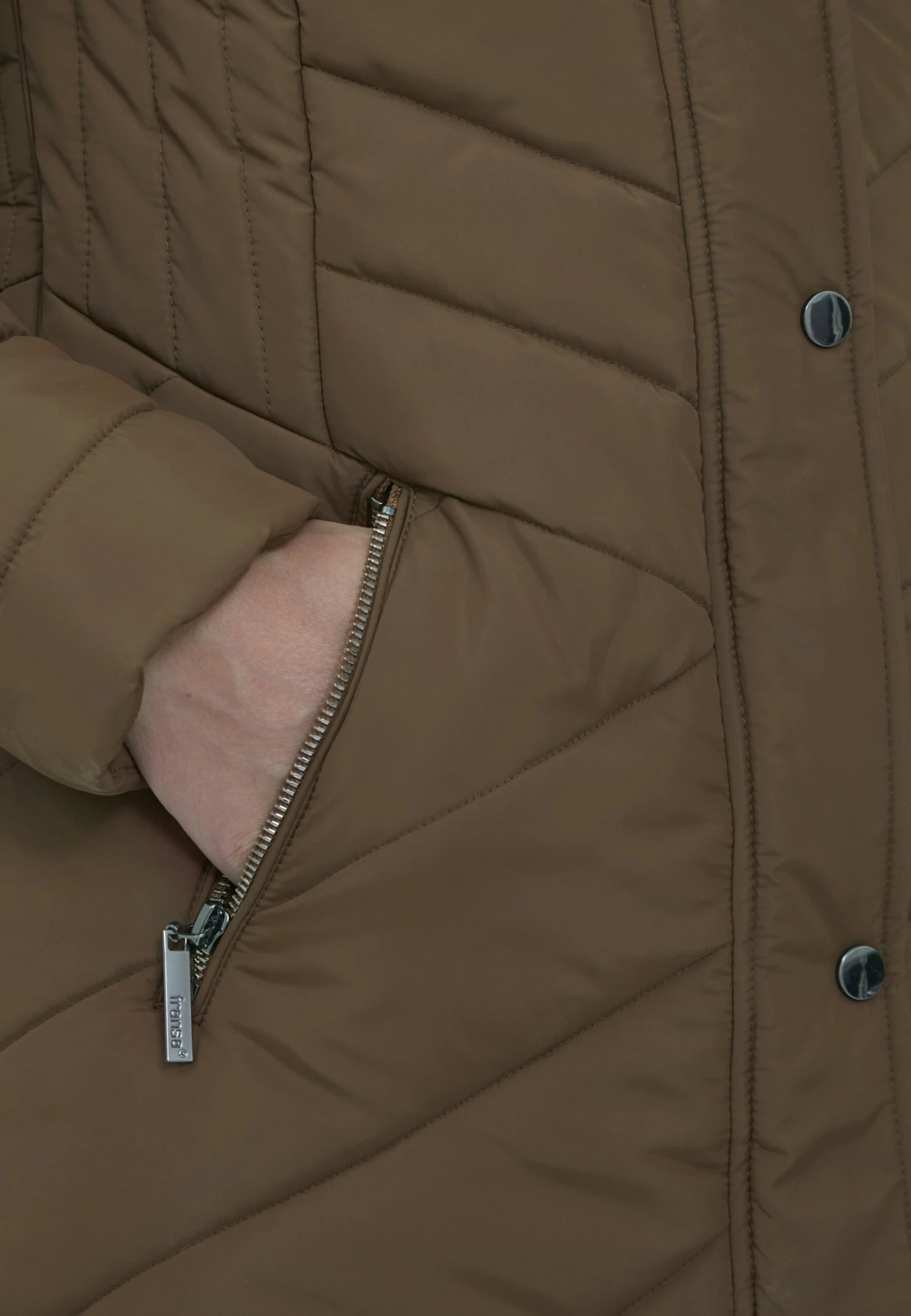 Fransa Frbavest 2 Outerwear - Winterjas - Gold Brown 5 Fransa Frbavest 2 Outerwear - Winterjas - Gold Brown - Afbeelding 5