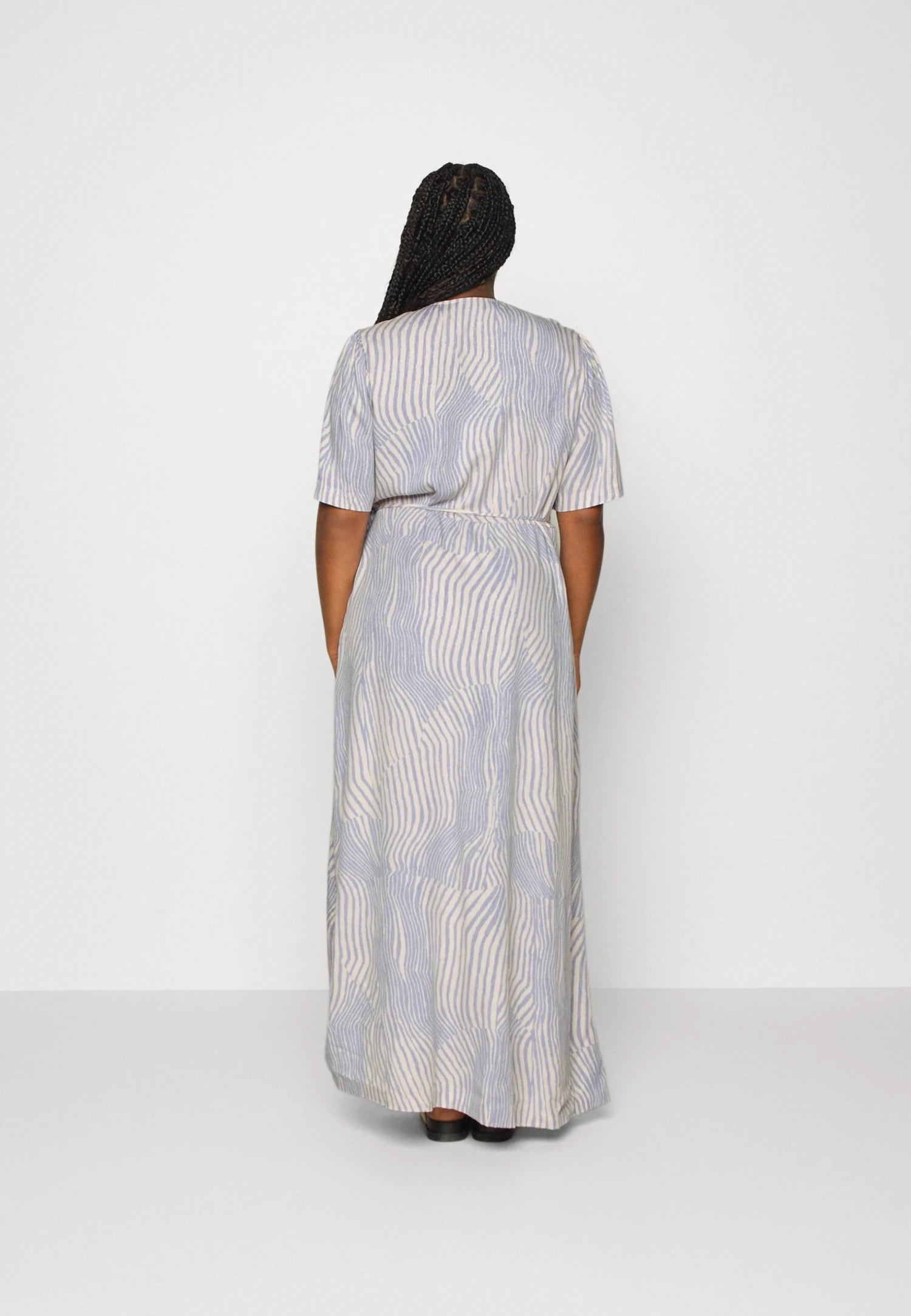 Ankle Wrap Dress - Jurk - Blue Heron 3 Ankle Wrap Dress - Jurk - Blue Heron - Afbeelding 3