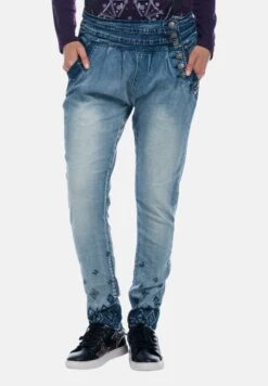 Koroshi Relaxed Fit Jeans - Azul Medio