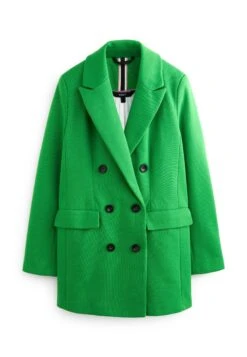 Next Double Breasted Standard - Halflange Jas - Green -Only Mode Winkel 8f08e8bc9468461ab3cb7cbff6b0761f