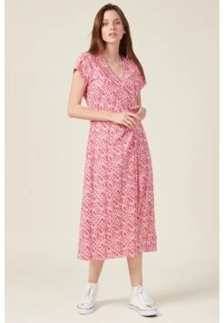 Gerades Drapiertes - Jurk - Rose Framboise