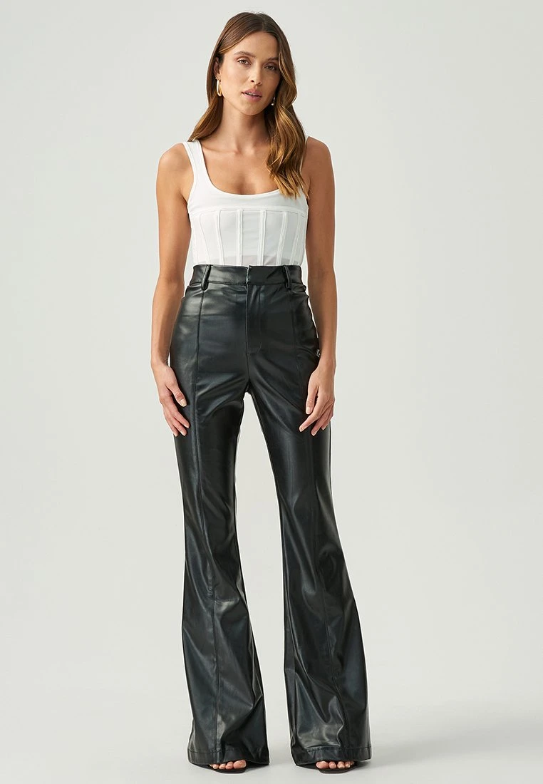 Ria Flared - Broek - Black 2 Ria Flared - Broek - Black - Afbeelding 2