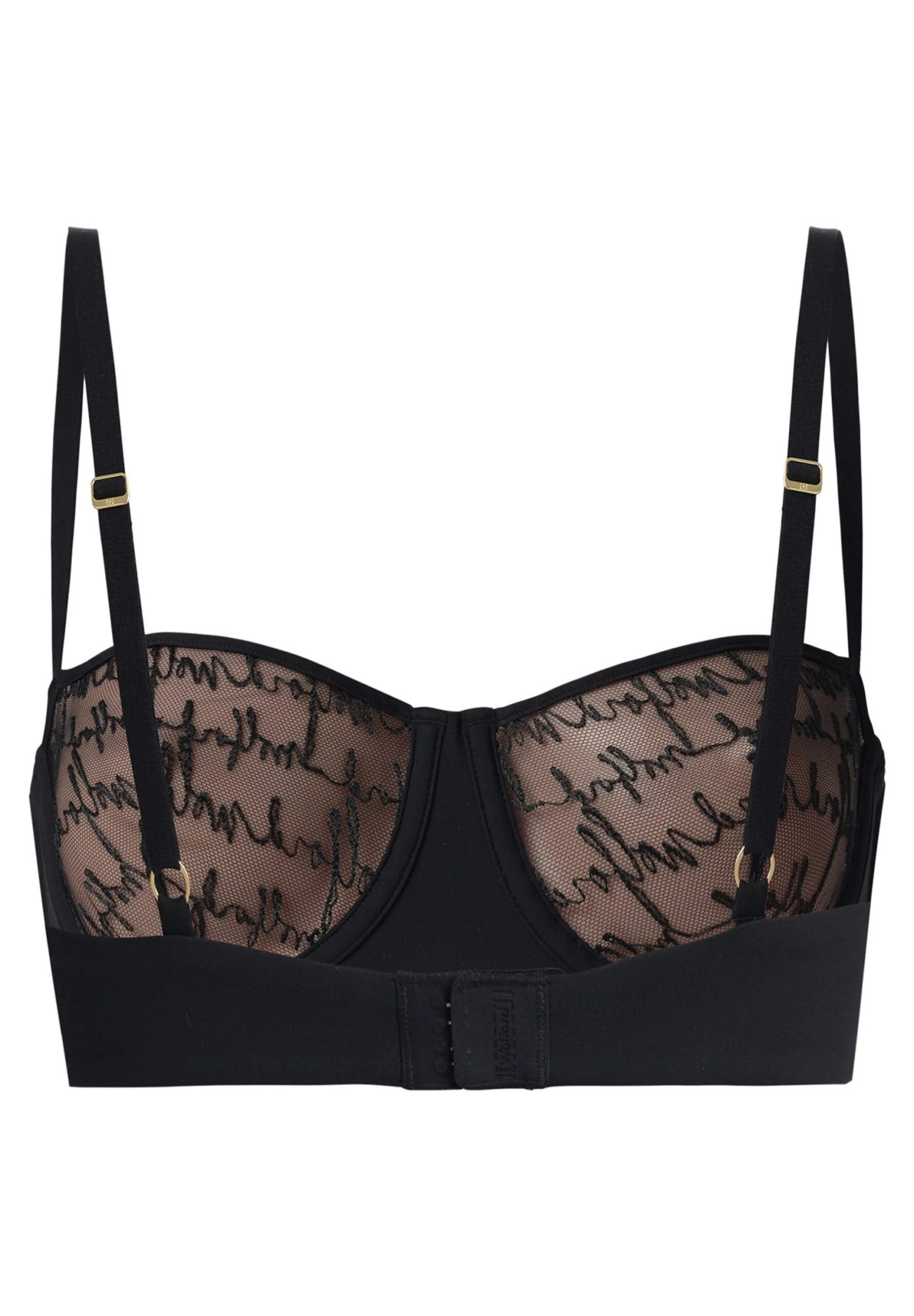 Wolford Logo Obsessed - Voorgevormde Bh - Black 6 Wolford Logo Obsessed - Voorgevormde Bh - Black - Afbeelding 6