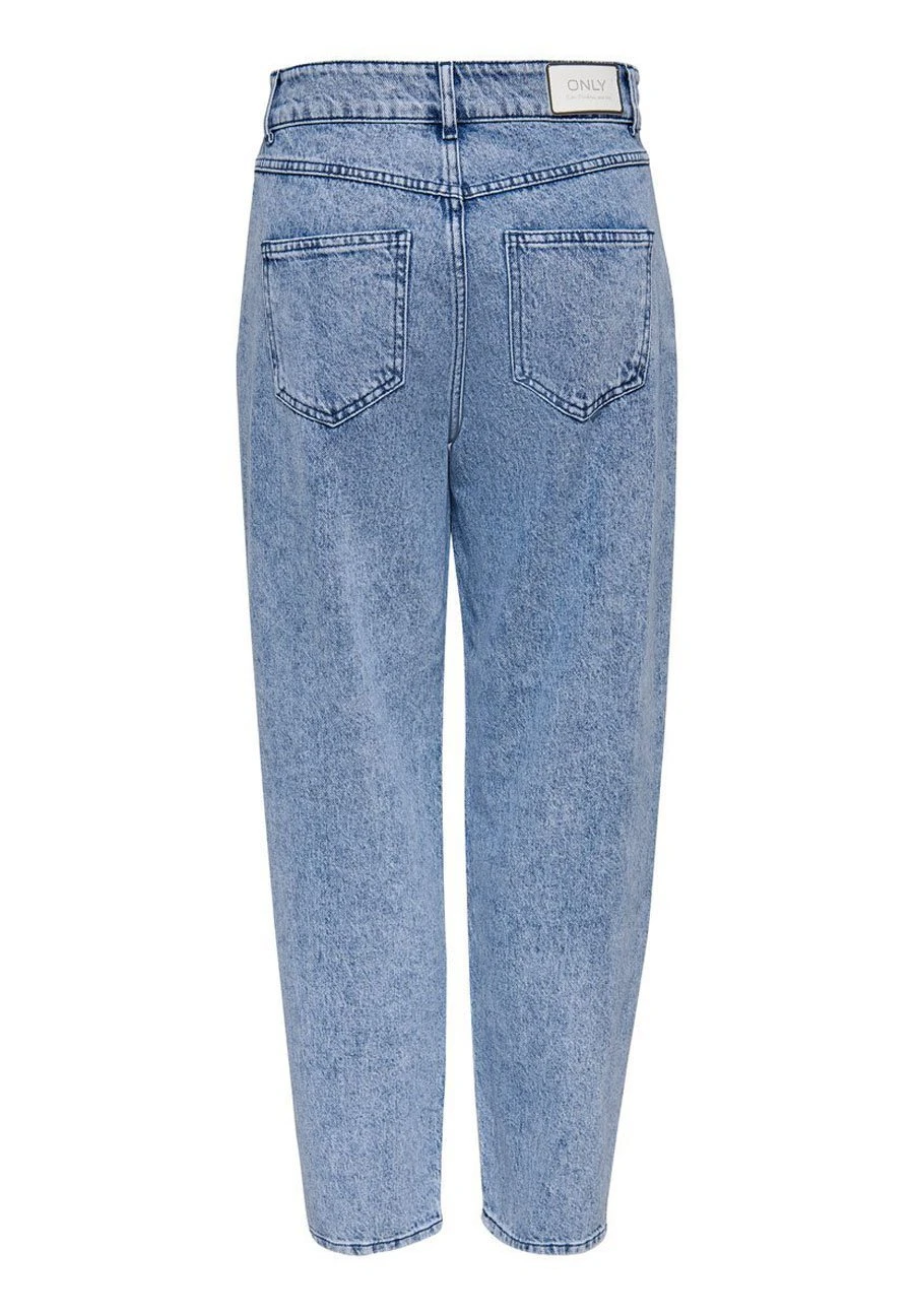 ONLY Straight Fit Jeans Onlhavana Life Hw Carot Cropped - Straight Leg Jeans - Medium Blue Denim 7 ONLY Straight Fit Jeans Onlhavana Life Hw Carot Cropped - Straight Leg Jeans - Medium Blue Denim - Afbeelding 7