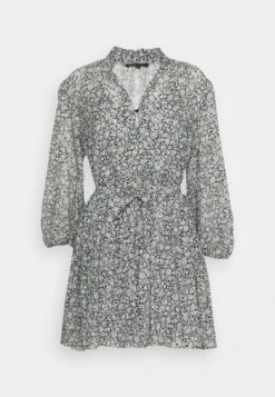 Maje Rilanaise - Jurk - Noir/Blanc -Only Mode Winkel 9150937db4914da4a951d2128efc2022