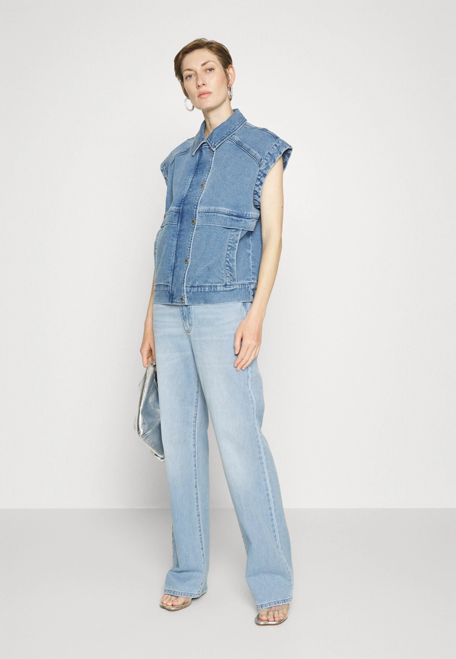 DKNY Straight Wide Leg - Relaxed Fit Jeans - Blue 2 DKNY Straight Wide Leg - Relaxed Fit Jeans - Blue - Afbeelding 2