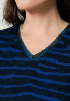 T-Shirt Print - Schwarz Royalblau -Only Mode Winkel 91d1c1b1794e4ab1be79248274ac9317