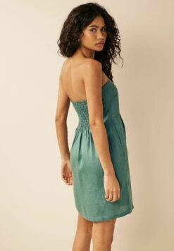 Next Bandeau Mini Standard - Jurk - Teal Blue 6 Next Bandeau Mini Standard - Jurk - Teal Blue -Only Mode Winkel 91e26ec1424e4731b38a677f8aedce4c