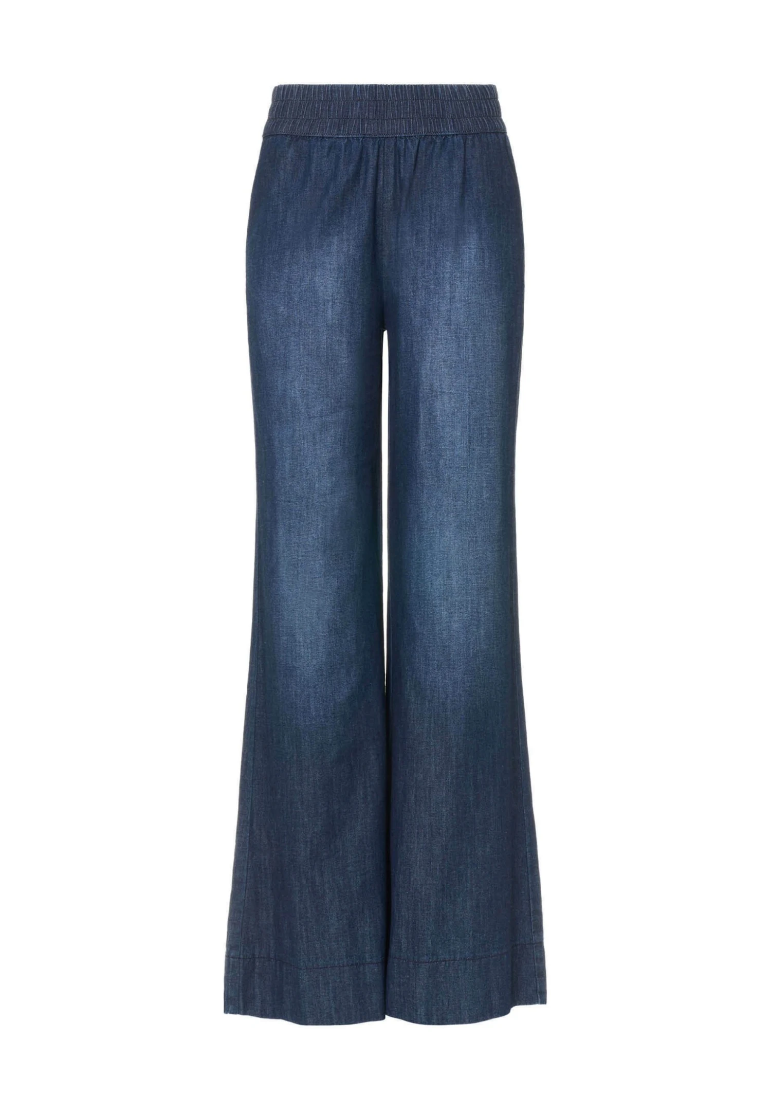 Palazzo- Flared Jeans - Medium Denim Blue 4 Palazzo- Flared Jeans - Medium Denim Blue - Afbeelding 4