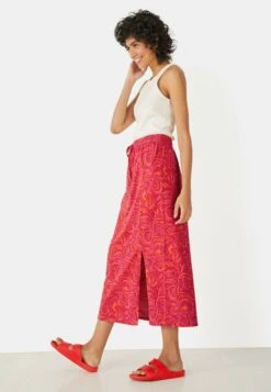 Jay Midi - A-Lijn Rok - Bright Paisley Pink -Only Mode Winkel 933d918ce2884a01969b61902c5f4a39