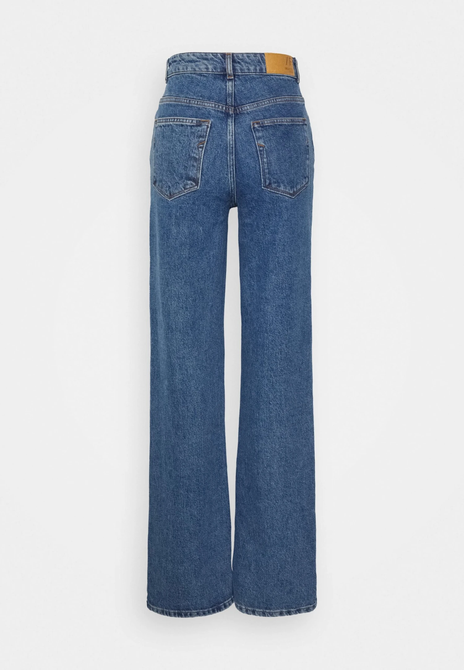 Slfalice Wide Long - Relaxed Fit Jeans - Mid Blue 2 Slfalice Wide Long - Relaxed Fit Jeans - Mid Blue - Afbeelding 2