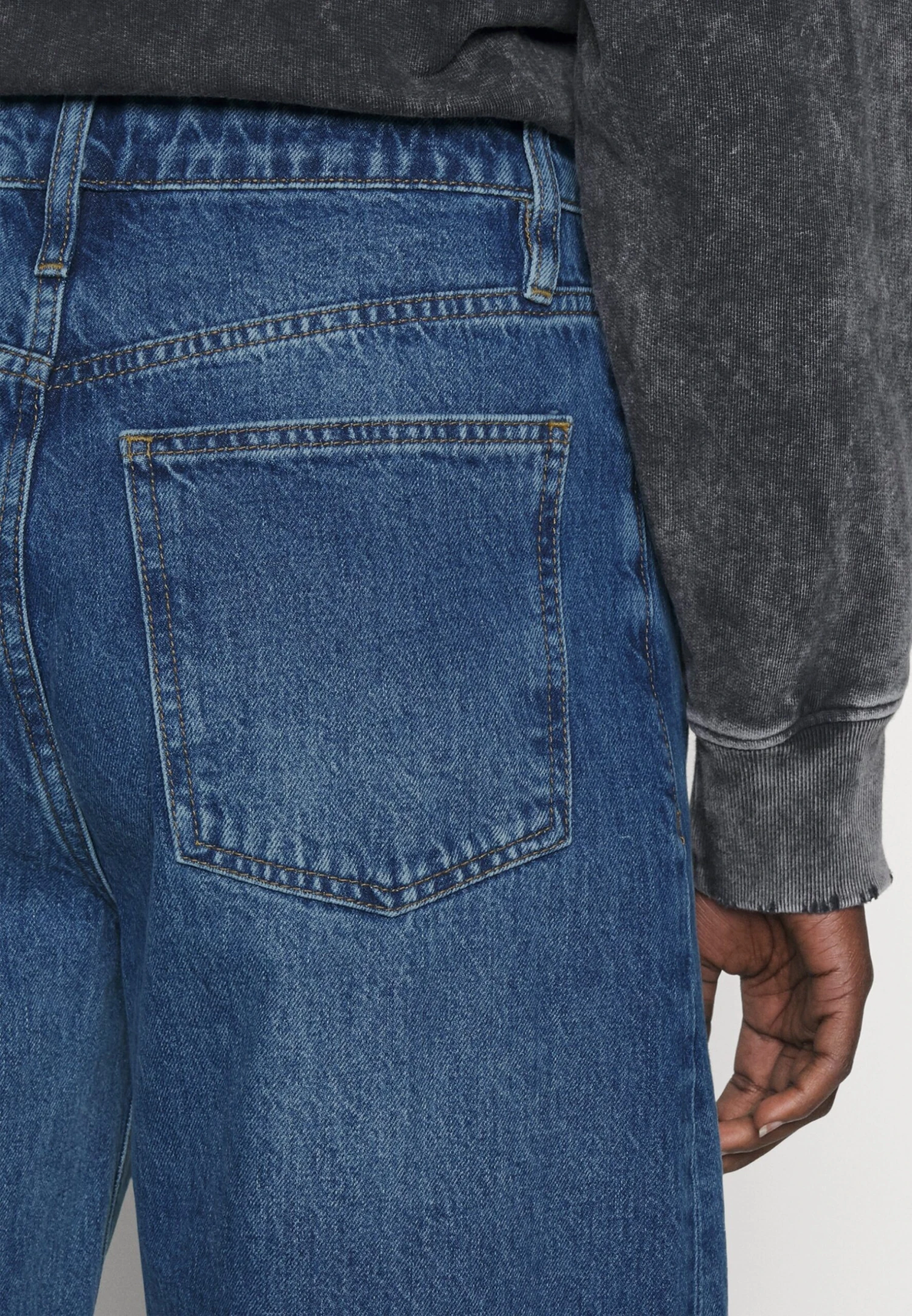 FRAME Long Barrel - Straight Leg Jeans - Stearnlee Clean 5 FRAME Long Barrel - Straight Leg Jeans - Stearnlee Clean - Afbeelding 5