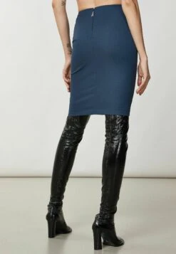 Patrizia Pepe Midi - Kokerrok - Petrol Blue -Only Mode Winkel 939a3ee67dcd40729958117fcb03ce78