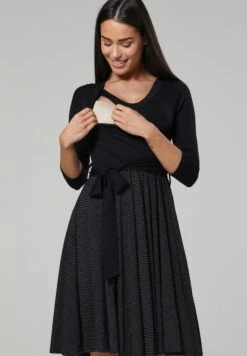 Umstandsnachthemd Mit Stillfunktion - Jurk - Schwarze Punkte 11 Umstandsnachthemd Mit Stillfunktion - Jurk - Schwarze Punkte -Only Mode Winkel 93d257e7418448eeb46024c2a2c2f164