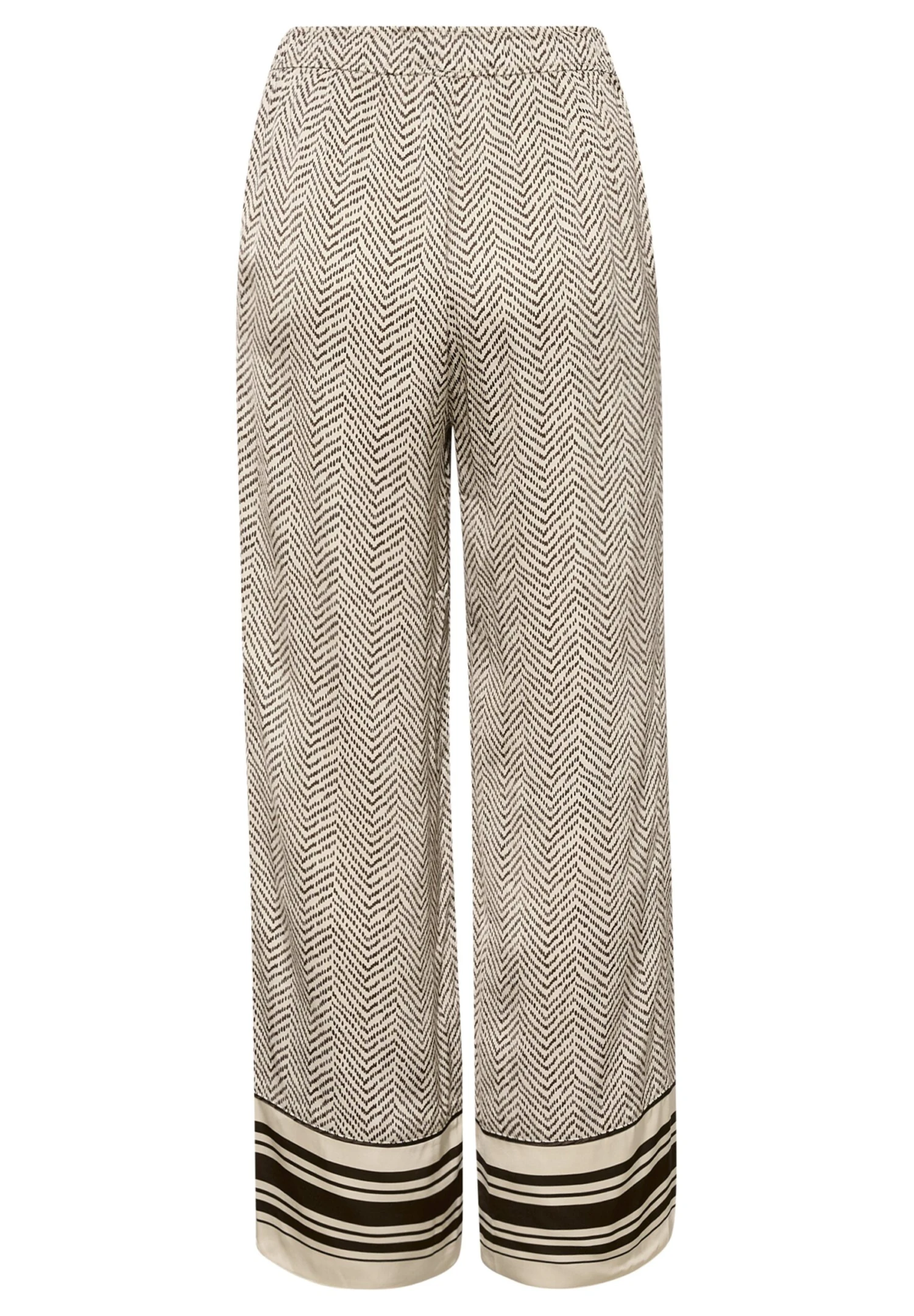 Part Two Tiaras - Broek - Chestnut Herringbone 6 Part Two Tiaras - Broek - Chestnut Herringbone - Afbeelding 6