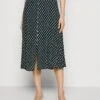 Marks & Spencer Midi Skirt - A-Lijn Rok - Navy Mix