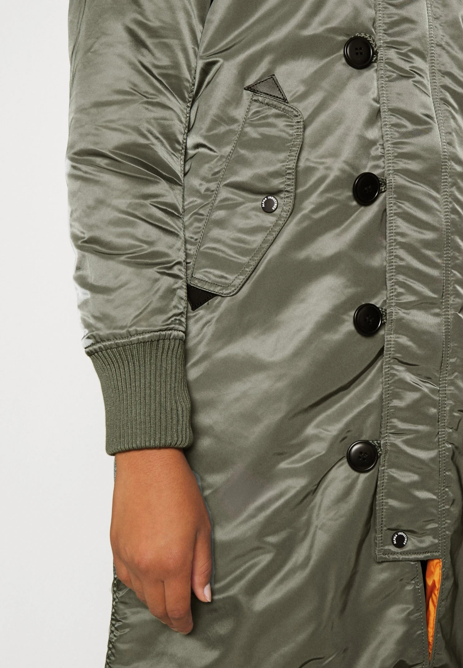 Alpha Industries Long Fishtail - Parka - Vintage Green 9 Alpha Industries Long Fishtail - Parka - Vintage Green - Afbeelding 9