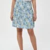 Minus Sarana - A-Lijn Rok - Blue Heaven Print